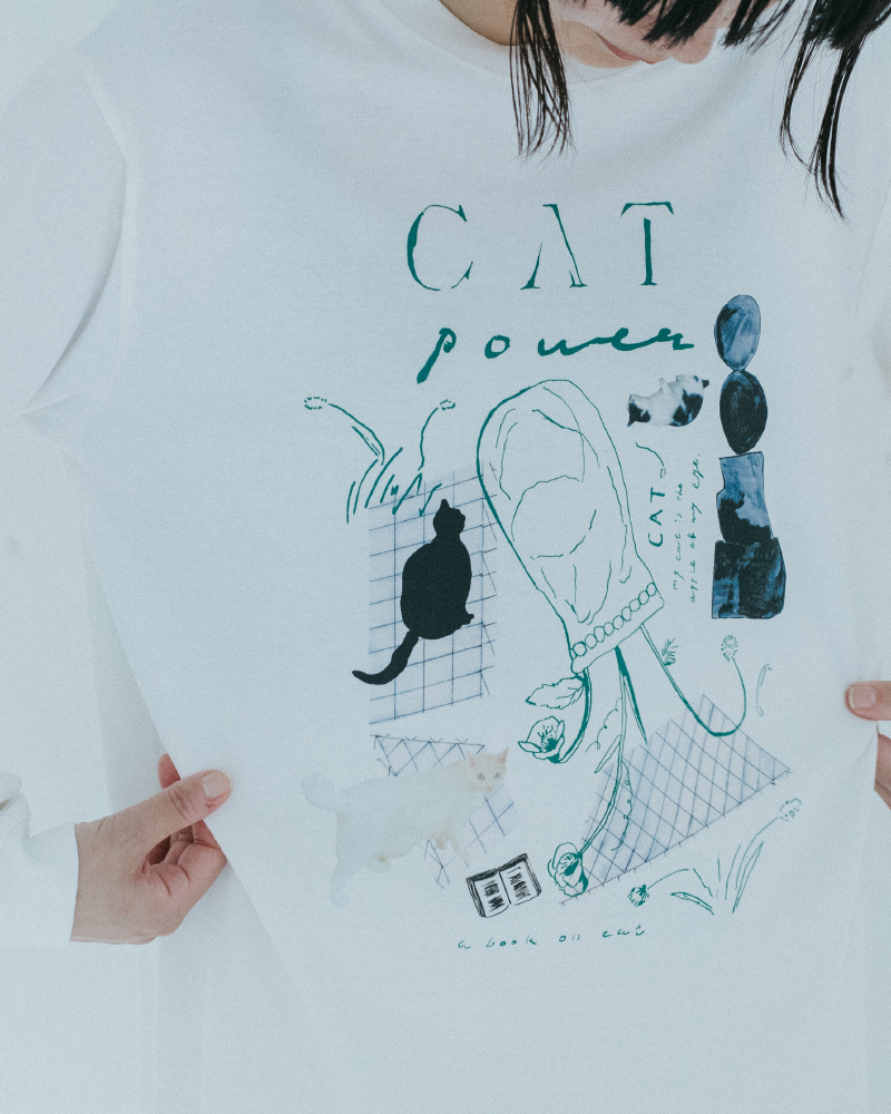 catpower ロングスリーブTシャツ