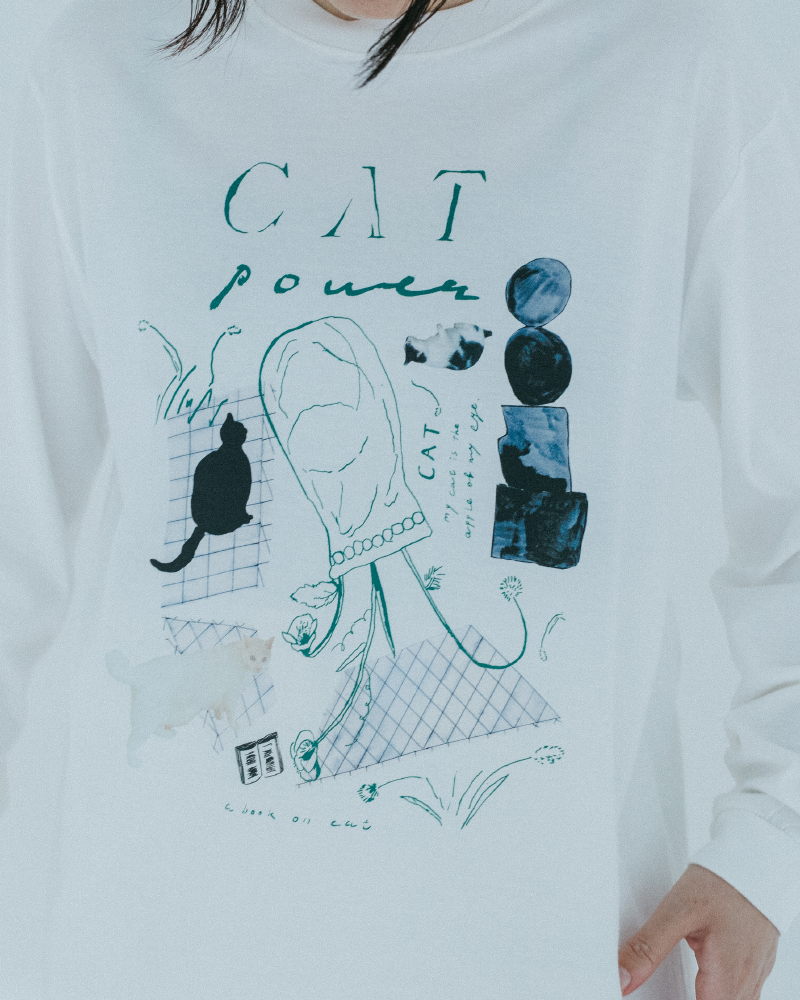 catpower ロングスリーブTシャツ