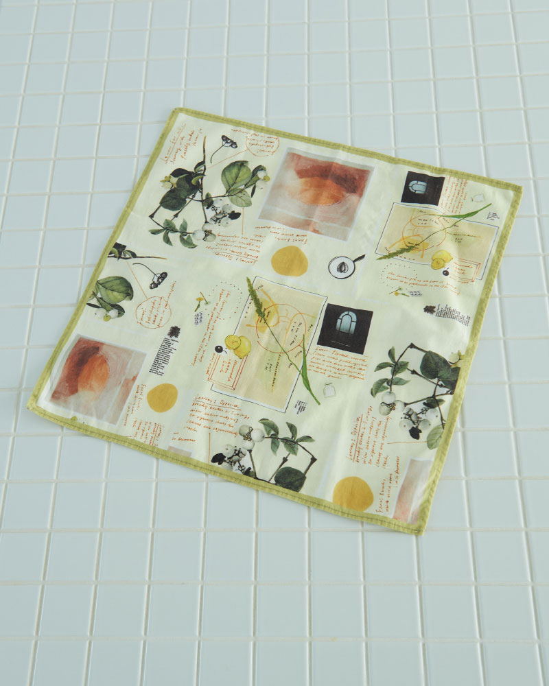 【予約】vent de moe ハンカチ LEMON