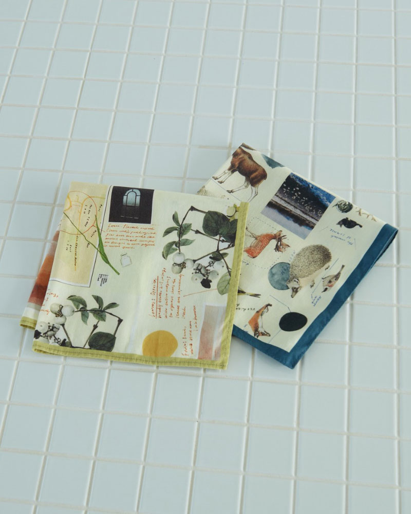 vent de moe ハンカチspring forest