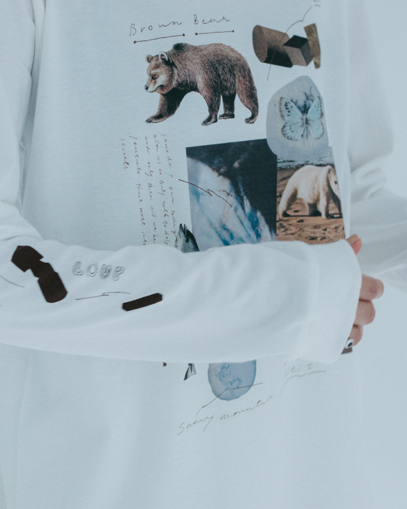 winteranimal ロングスリーブTシャツ